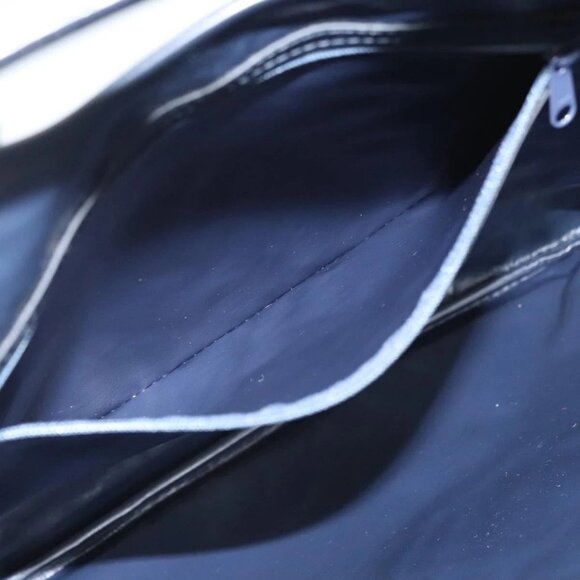 CELINE C Sulky Hand Bag Canvas Navy Auth ti3127 - Picture 10 of 16